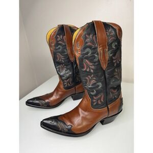 Women's Stallion Lilly Cowgirl Cowboy Western Boots Size 7 C X-5RL Hand Made